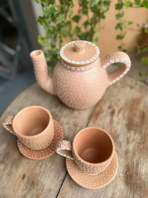 Conjunto De Chá Em Cerâmica